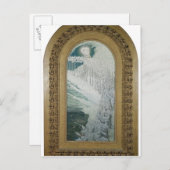 Maagd van de Lilies, 1899 Briefkaart (Voorkant / Achterkant)