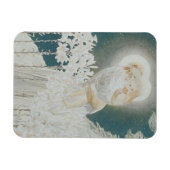 Maagd van de Lilies Magneet (Horizontaal)