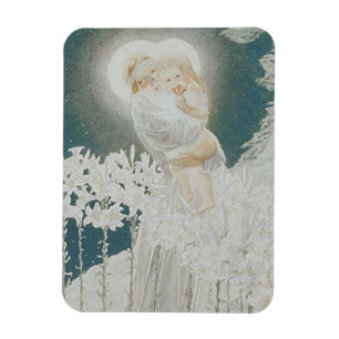 Maagd van de Lilies Magneet