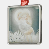 Maagd van de Lilies Metalen Ornament (Links)