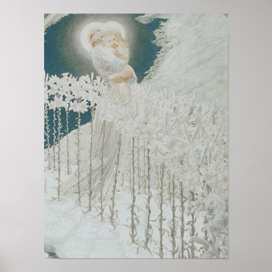 Maagd van de Lilies Poster (Voorkant)