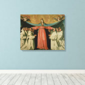 Maagd van de Misericordia Canvas Afdruk (Insitu (Houten vloer))