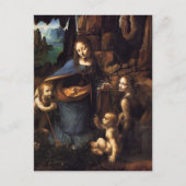 Maagd van de Rocks Briefkaart (Voorkant)