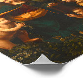 Maagd van de Rocks door Leonardo da Vinci Poster (Hoek)