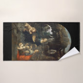 Maagd van de Rocks, Leonardo da Vinci Badhanddoek (Badhanddoek)