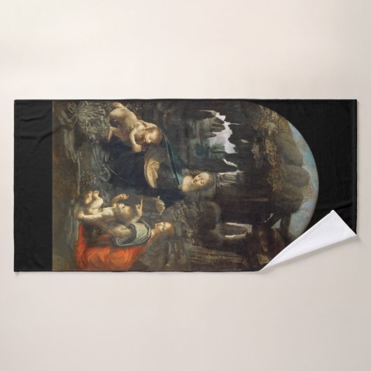 Maagd van de Rocks, Leonardo da Vinci Badhanddoek (Badhanddoek)