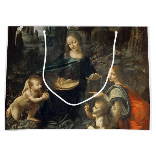 Maagd van de Rocks, Leonardo da Vinci Groot Cadeauzakje (Voorkant)