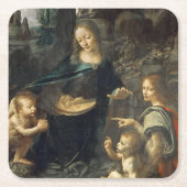 Maagd van de Rocks, Leonardo da Vinci Kartonnen Onderzetters (Voorkant)