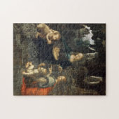 Maagd van de Rocks, Leonardo da Vinci Legpuzzel (Horizontaal)