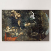Maagd van de Rocks, Leonardo da Vinci Legpuzzel (Horizontaal)