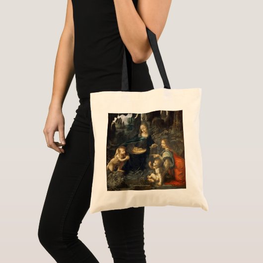 Maagd van de Rocks, Leonardo da Vinci Tote Bag (Voorkant (product))