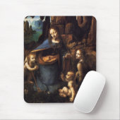 Maagd van de Rocks Muismat (Met muis)