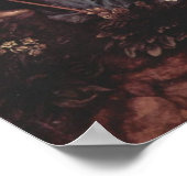 Maagd van de Rocks Poster (Hoek)