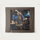 Maagd van de rotsboomstammen wandkleed (Voorkant (horizontaal))