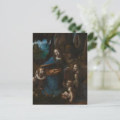 maagd van de rotsen briefkaart (Staand voorkant)
