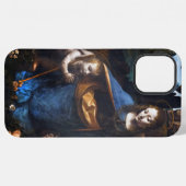 Maagd van de rotsen iPhone hoesje (Achterkant horizontaal)