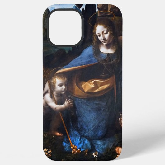 Maagd van de rotsen iPhone hoesje (Achterkant)