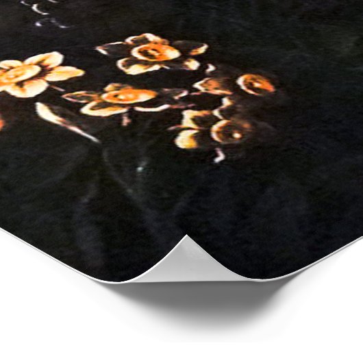 Maagd van de rotsen poster (Hoek)