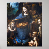 Maagd van de rotsen poster (Voorkant)