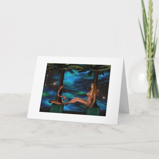 Maagd van de Verjaardag ~ van de dierenriem de Kaart (Voorkant)