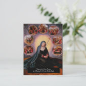 Maagd van de Zeven Smarten Briefkaart (Staand voorkant)