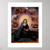 Maagd van de Zeven Smarten Poster (Voorkant)