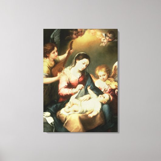 Maagd van de Zwemelen Canvas Afdruk (Voorkant)