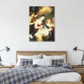 Maagd van de Zwemelen Canvas Afdruk (Insitu (Slaapkamer))