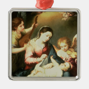 Maagd van de Zwemelen Metalen Ornament