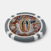 "Maagd van Guadalupe" aangepaste poker chips (Enkel)