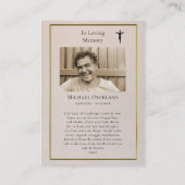 Maagd van Guadalupe, Anonieme Kaart van het Begraf Plaatskaartje (Achterkant)