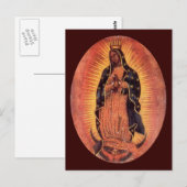 Maagd van Guadalupe Briefkaart (Voorkant / Achterkant)