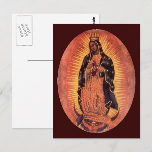 Maagd van Guadalupe Briefkaart (Voorkant / Achterkant)