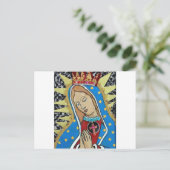 Maagd van Guadalupe Briefkaart (Staand voorkant)