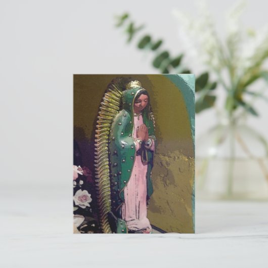 Maagd van Guadalupe Briefkaart (Staand voorkant)