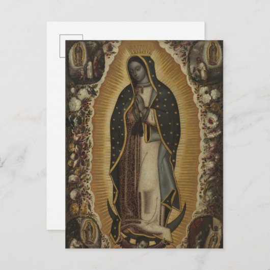 Maagd van Guadalupe Briefkaart (Voorkant / Achterkant)