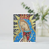 Maagd van Guadalupe Briefkaart (Staand voorkant)