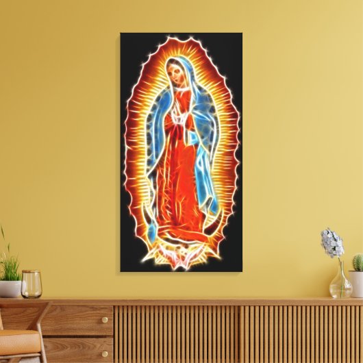 Maagd van Guadalupe Canvas Afdruk (Insitu (Woonkamer))