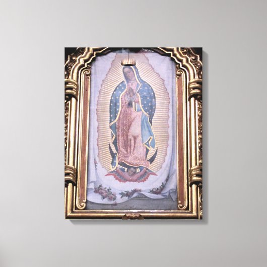 Maagd van Guadalupe Canvas Afdruk (Voorkant)