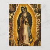 Maagd van Guadalupe door Manuel de Arellano Briefkaart (Voorkant)