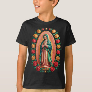 Maagd van Guadalupe Heilige Maria Christelijk Reli T-shirt