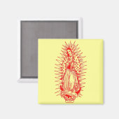 Maagd van Guadalupe Magnet (Voorkant / Achterkant)