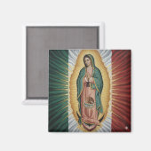 Maagd van Guadalupe - Mexico Magneet (Voorkant / Achterkant)