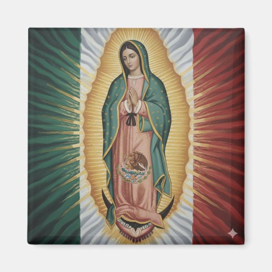 Maagd van Guadalupe - Mexico Magneet (Voorkant)