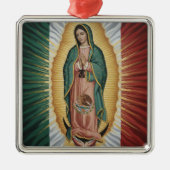 Maagd van Guadalupe - Mexico Metalen Ornament (Voorkant)