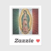 Maagd van Guadalupe - Mexico Sticker (Vel)
