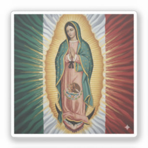 Maagd van Guadalupe - Mexico Sticker