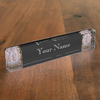 Maagd van Guadalupe Naambordje