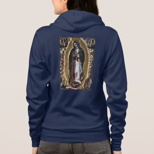 Maagd van Guadalupe, onze dame Hoodie (Achterkant)