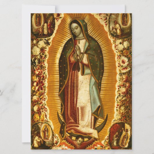 Maagd van Guadalupe Our Lady Mary Kaart (Voorkant)